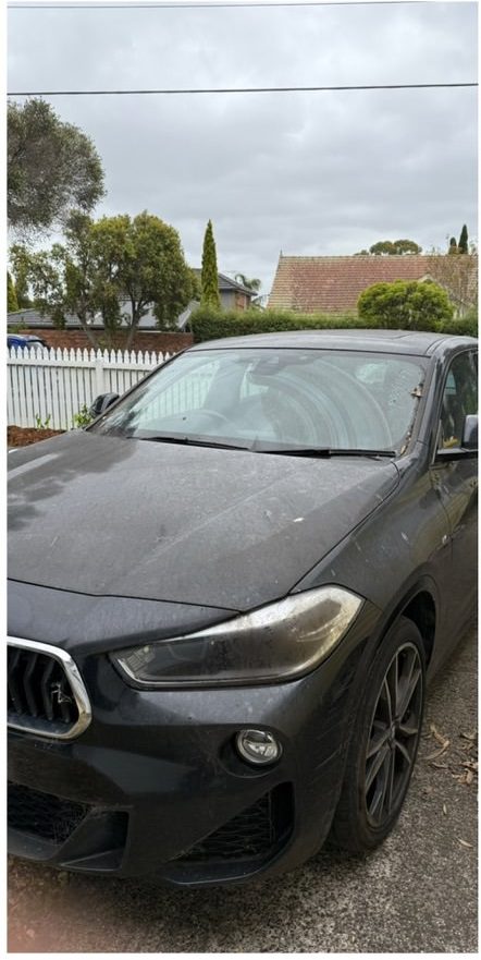 BMW paintwork before paint correction.
